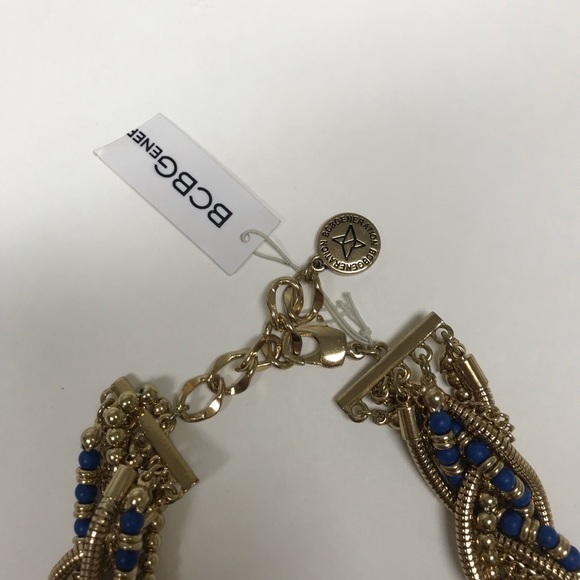 ☀️NWT BCBGeneration Braided Chain Necklace - Picture 4 of 5